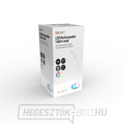 Solight LED újratölthető asztali lámpa, 5W, RGB háttérvilágítás, dimmelhető, USB tápegységgel náhled