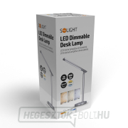 Solight LED asztali lámpa, 7W, dimmelhető, változtatható színárnyalat, ezüst színű náhled