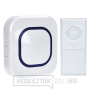 Solight vezeték nélküli ajtócsengő, 250m, fehér, tanulási kóddal Solight vezeték nélküli ajtócsengő, 250m, fehér, tanulási kóddal gallery main image