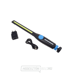 Műhelylámpa, keskeny zseblámpa, COB 6W LED, újratölthető micro USB mágnessel - QUATROS QS16115 Műhelylámpa, keskeny zseblámpa, COB 6W LED, újratölthető micro USB mágnessel - QUATROS QS16115 gallery main image