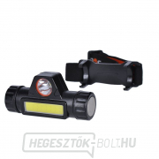 Solight LED újratölthető fejlámpa, 3W COB, 150 120lm, Li-ion, USB Előnézet 