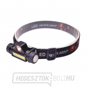 Solight LED újratölthető fejlámpa, 3W COB, 150 120lm, Li-ion, USB gallery main image