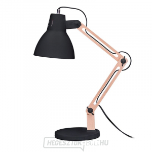 Solight asztali lámpa Falun, E27, fekete