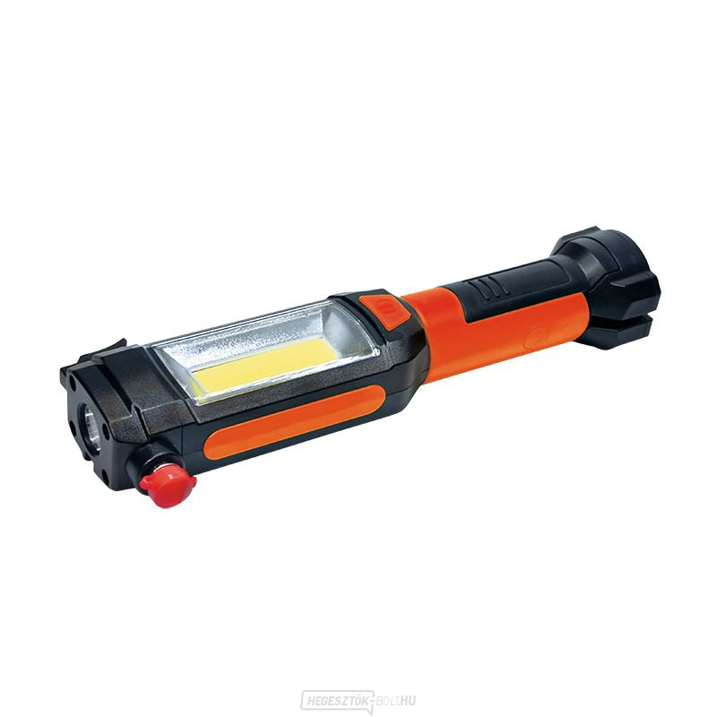 Solight multifunkciós LED lámpa, 3W COB 1W LED, klipsz, mágnes, rugalmas, 3x AAA gallery main image