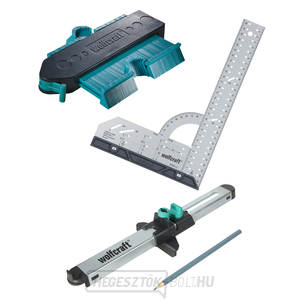 WOLFCRAFT - precíziós szerelőkészlet - szög, kontúrsablon,... gallery main image