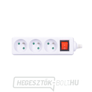 Solight többszörös aljzat, 3 aljzat, kapcsoló Solight többszörös aljzat, 3 aljzat, kapcsoló gallery main image