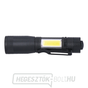 Solight LED fémlámpa 3W COB, 150 60lm, AA, fekete Előnézet 