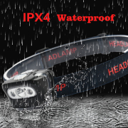 Solight LED fejlámpa, 3W piros fény, 3x AAA Előnézet 