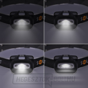 Solight LED fejlámpa, 3W piros fény, 3x AAA Előnézet 