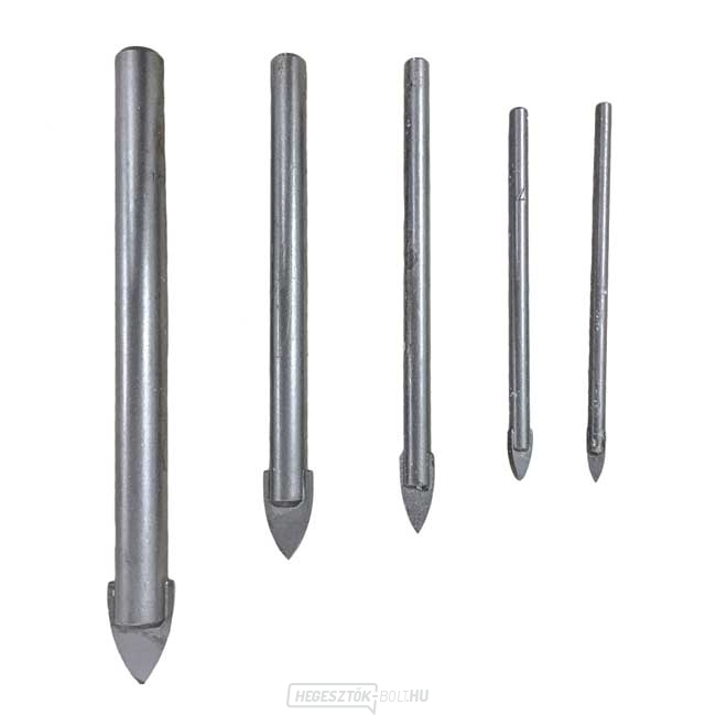 Üvegfúró készlet - 5db