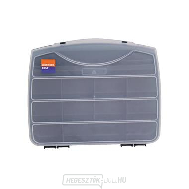 Műanyag szervező 25x21x4cm 12 pozíciók