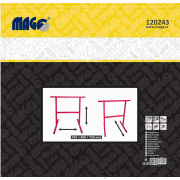 Építési kecske 750x450x750mm Építési kecske 750x450x750mm náhled