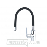 Mosdókagyló-keverő, függőleges, hajlékony karral, 35mm, fekete Mosdókagyló-keverő, függőleges, hajlékony karral, 35mm, fekete gallery main image