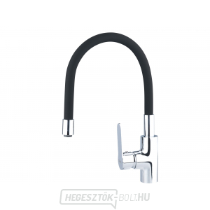 Mosdókagyló-keverő, függőleges, hajlékony karral, 35mm, fekete Mosdókagyló-keverő, függőleges, hajlékony karral, 35mm, fekete gallery main image