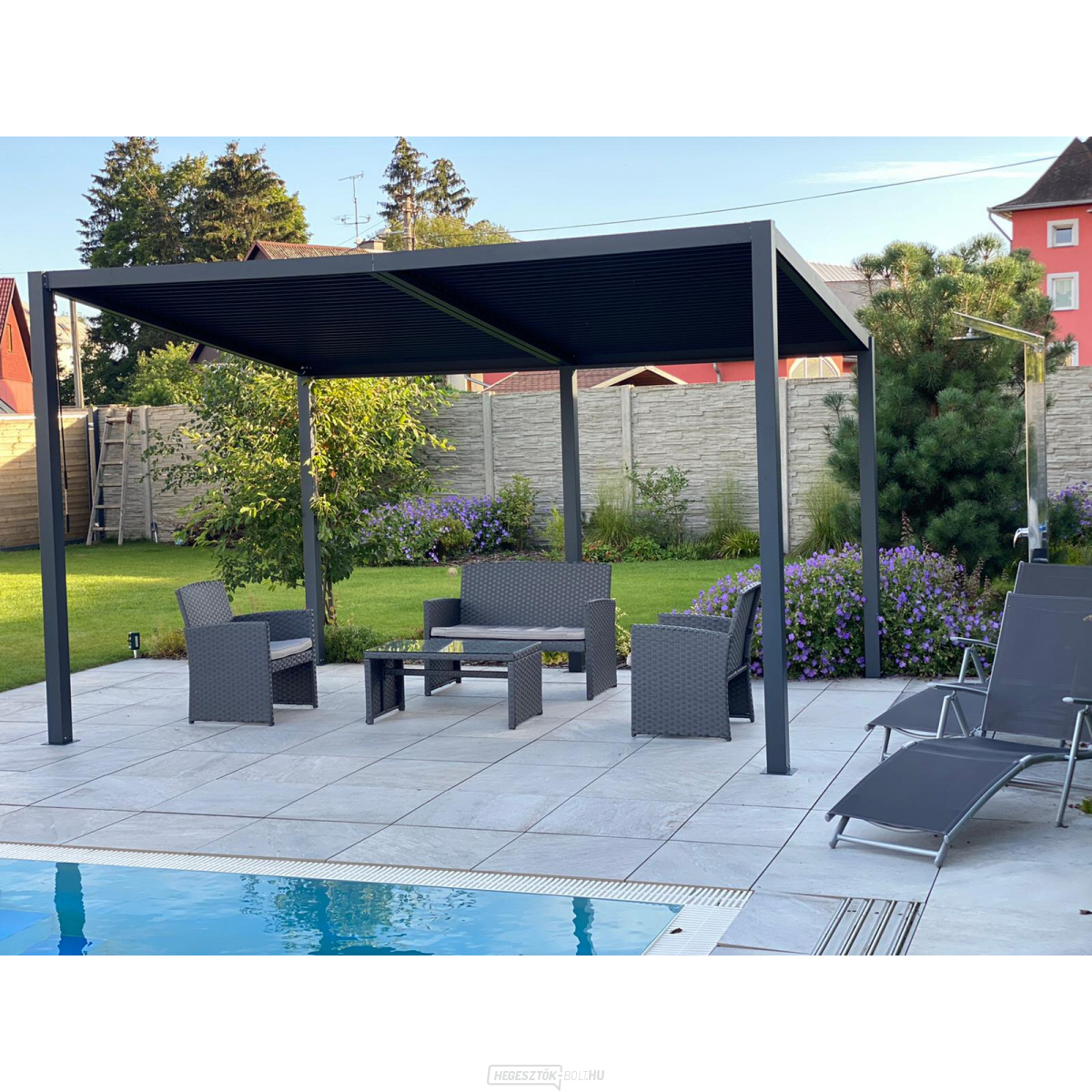 Alumínium pergola LANITPLAST BIOCLIMATIC 43