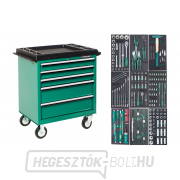 Műhely összeszerelő kocsi, 175 szerszámmal felszerelve - JONNESWAY Super gallery main image