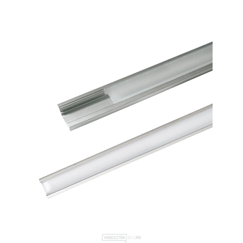 AL profil AR1 új 24,7x7mm LED csíkokhoz, süllyesztéshez, plexivel együtt 2m AL profil AR1 új 24,7x7mm LED csíkokhoz, süllyesztéshez, plexivel együtt 2m gallery main image