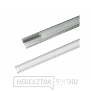 AL profil AR1 új 24,7x7mm LED csíkokhoz, süllyesztéshez, plexivel együtt 2m AL profil AR1 új 24,7x7mm LED csíkokhoz, süllyesztéshez, plexivel együtt 2m gallery main image