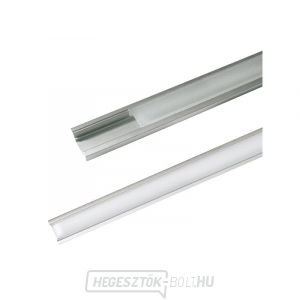 AL profil AR1 új 24,7x7mm LED csíkokhoz, süllyesztéshez, plexivel együtt 2m AL profil AR1 új 24,7x7mm LED csíkokhoz, süllyesztéshez, plexivel együtt 2m gallery main image