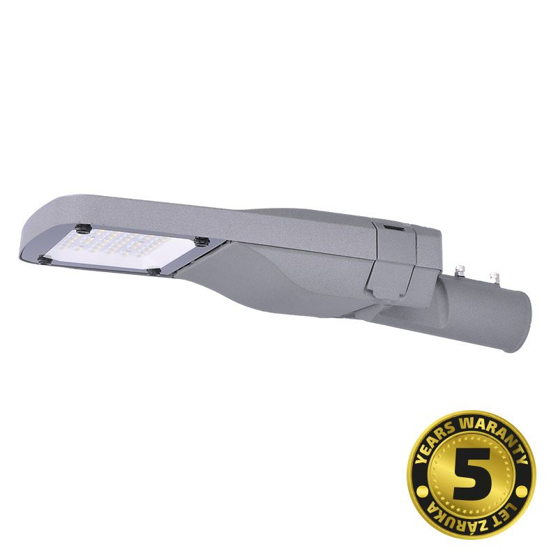 Solight utcai lámpa SMD, 80W, 12000lm, Meanwell, 4000K, 120°, IP65, 85-265V, szürke, szürke