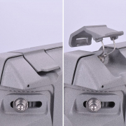 Solight utcai lámpa SMD, 80W, 12000lm, Meanwell, 4000K, 120°, IP65, 85-265V, szürke, szürke náhled
