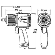 Pneumatikus ütvecsavarozó HAZET 9012TT Előnézet 