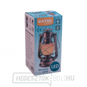 LED petróleumlámpa, fehér fény/láng Előnézet 