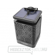 LED-es zseblámpa lánggal, napelemes töltéssel, 12x LED-del náhled