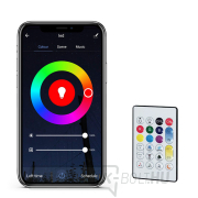 Solight Wifi Smart LED fényszalag, RGB, 5m, adapterrel és távirányítóval ellátott szett Előnézet 
