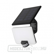 Solight LED napelemes lámpa érzékelővel, 11W, 1200lm, Li-on, fekete gallery main image