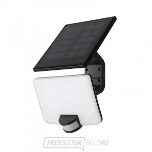 Solight LED napelemes lámpa érzékelővel, 11W, 1200lm, Li-on, fekete gallery main image