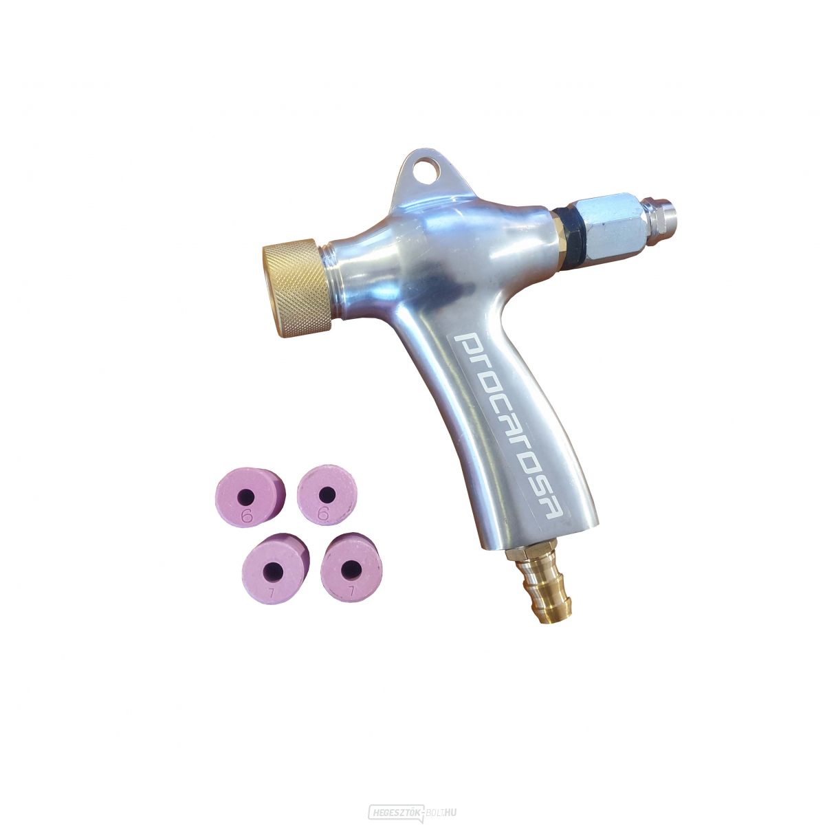Homokfúvó pisztoly fúvókákkal homokfúvódobozhoz Procarosa PROFI420, PROFI990 és PROFI1200 Doboz típusa: 990