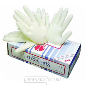 CERVA - LOON eldobható latex kesztyű 100 db - M méret gallery main image