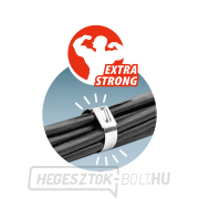 Rozsdamentes acélból készült fogó. szalaghúzó, max. 12 mm-es szalagszélességig náhled