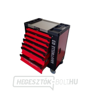 KraftWelle német műhelykocsi szerszámokkal, 6 polccal náhled