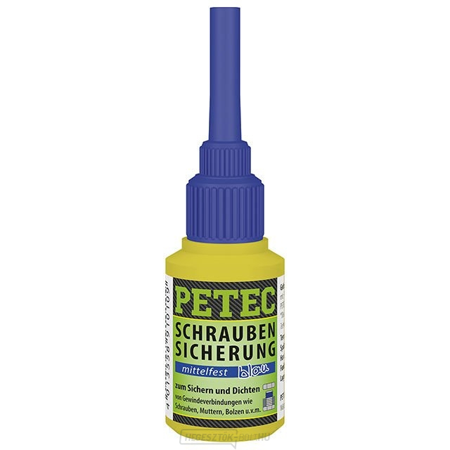 Csavarrögzítő szer - közepes szilárdságú - PETEC Schraubensicherung Mittelfest 10 g