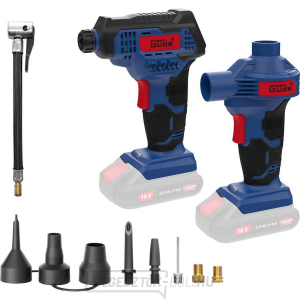 KLS 18-0 vezeték nélküli kompresszor és légpumpakészlet, 11 db KLS 18-0 vezeték nélküli kompresszor és légpumpakészlet, 11 db gallery main image