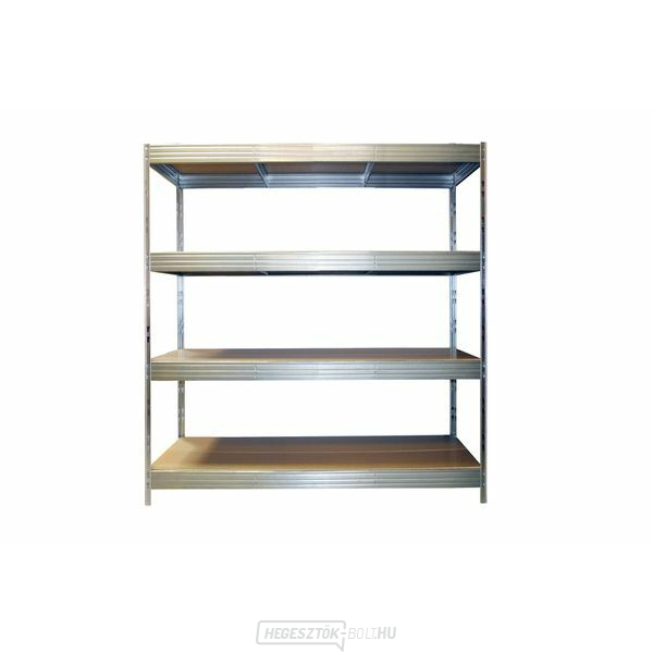 Polcos állvány 180x160x60 cm, 4 szintes, polcok terhelhetősége: 480 kg