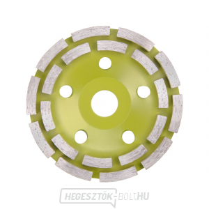 Gyémánt csiszolótárcsa kétsoros, O 125x22,2mm Gyémánt csiszolótárcsa kétsoros, O 125x22,2mm gallery main image