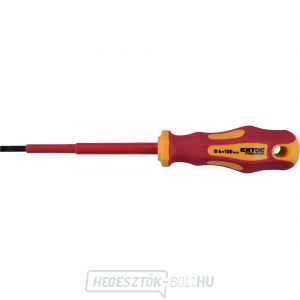 Villanyszerelő csavarhúzó, (-)4x100mm, VDE, CrV Villanyszerelő csavarhúzó, (-)4x100mm, VDE, CrV gallery main image