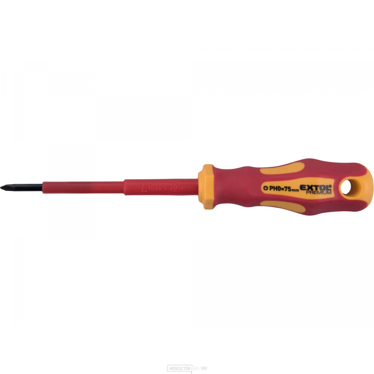 Villanyszerelő csavarhúzó, PH0x75mm, VDE, CrV Villanyszerelő csavarhúzó, PH0x75mm, VDE, CrV gallery main image