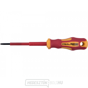 Villanyszerelő csavarhúzó, PH0x75mm, VDE, CrV Villanyszerelő csavarhúzó, PH0x75mm, VDE, CrV gallery main image