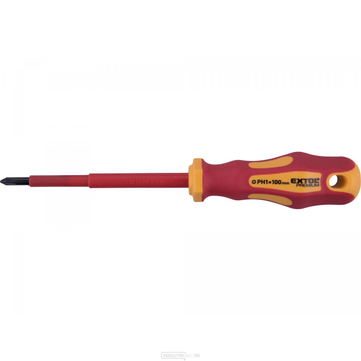 Villanyszerelő csavarhúzó, PH1x100mm, VDE, CrV Villanyszerelő csavarhúzó, PH1x100mm, VDE, CrV gallery main image