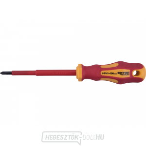 Villanyszerelő csavarhúzó, PH1x100mm, VDE, CrV Villanyszerelő csavarhúzó, PH1x100mm, VDE, CrV gallery main image