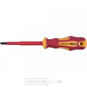 Villanyszerelő csavarhúzó, PH2x100mm, VDE, CrV Villanyszerelő csavarhúzó, PH2x100mm, VDE, CrV gallery main image