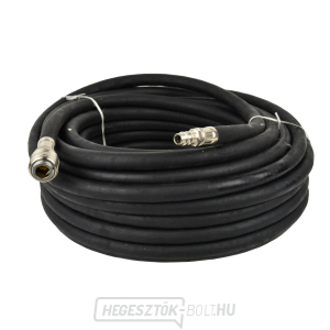 Légnyomás tömlő 10x15 mm, hossza 20 m, nagy átfolyás gyorscsatlakozókkal Légnyomás tömlő 10x15 mm, hossza 20 m, nagy átfolyás gyorscsatlakozókkal gallery main image