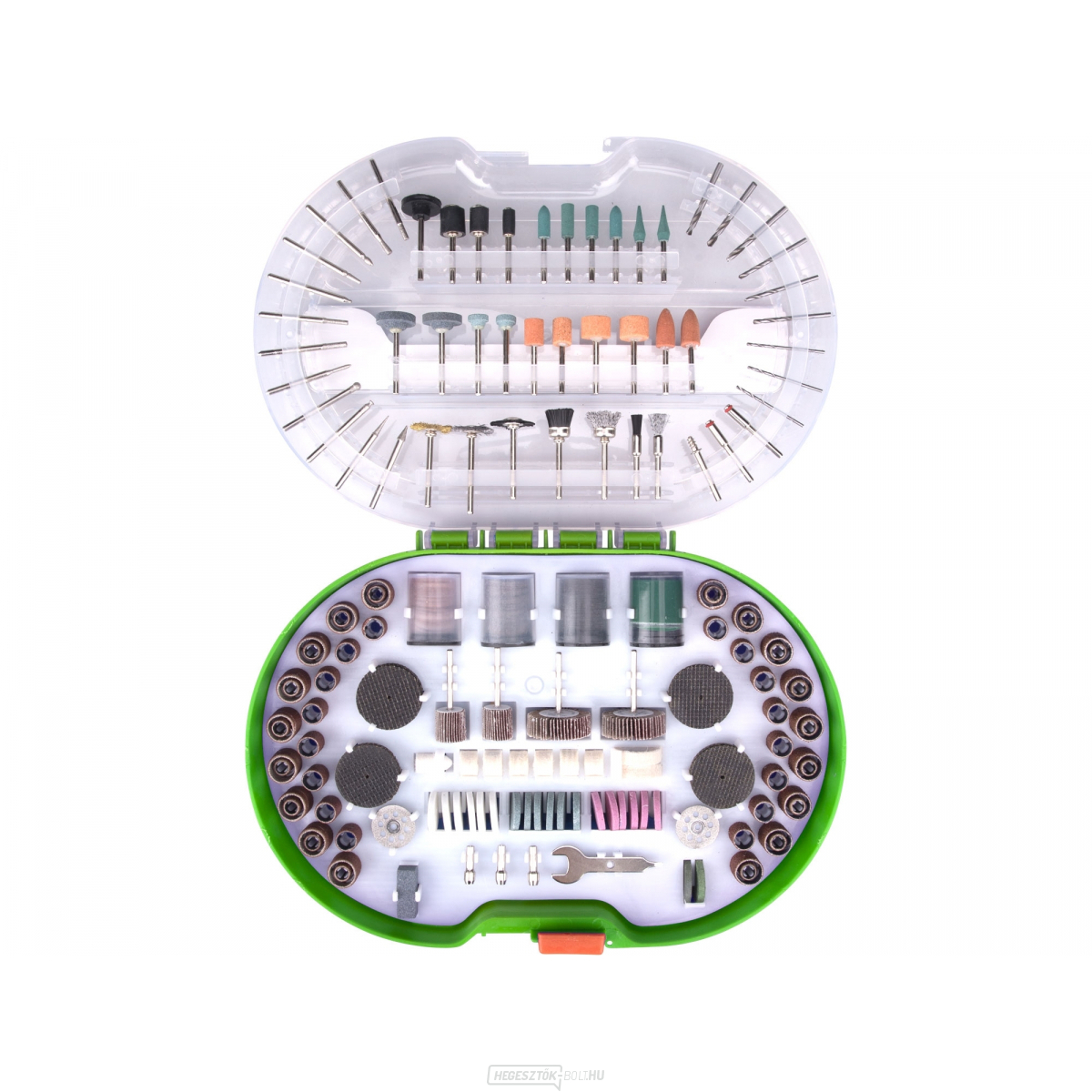 Egyenes köszörűs tartozékok, 276 darabos készlet