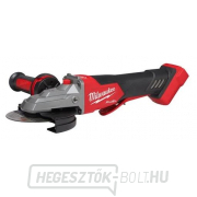 Milwaukee 125 mm-es akkumulátoros sarokcsiszoló M18 FUEL™ laposfejű fékkel és billenőkapcsolóval FSAGF125XPDB-0X Előnézet 