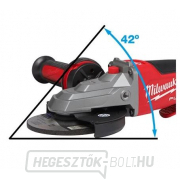 Milwaukee 125 mm-es akkumulátoros sarokcsiszoló M18 FUEL™ laposfejű fékkel és billenőkapcsolóval FSAGF125XPDB-0X Előnézet 