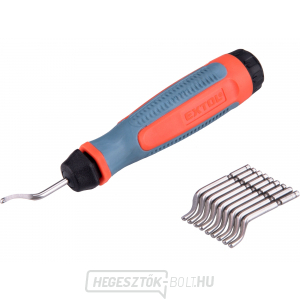 Univerzális sorjázó szerszám, szár 3,2mm +10db tartalék penge, HSS M35 (5% Co) Univerzális sorjázó szerszám, szár 3,2mm +10db tartalék penge, HSS M35 (5% Co) gallery main image